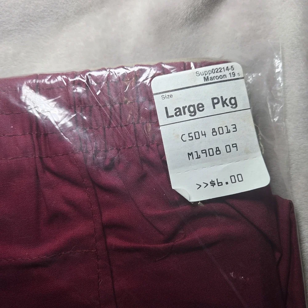Vintage Royal Comfort Men's Mercerized Cotton Tank & Boxer Set Maroon Size Large